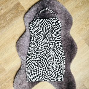 Divided | Checkered Print Mini Dress | Small